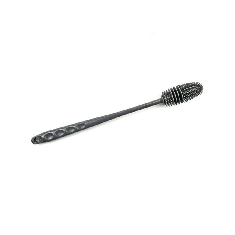 

1шт силиконовая щетка для бутылок с молоком, скруббер для чашек, очиститель для стекол, длинная ручка, щетка для бутылок с напитками, вазы, инструмент для чистки кухни