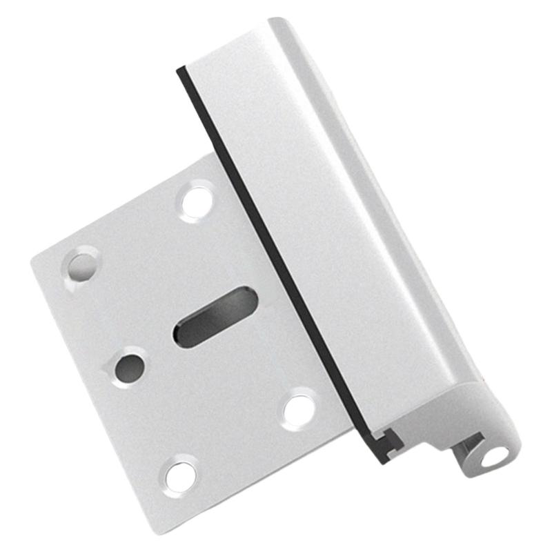 Door Reinforcement Lock Aluminum Alloy Night Lock Home Security Door Lock Security Device for Inward Swinging Door серебряный