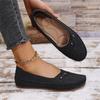 Women's Casual Loafers Slip On Flats Round Toe Comfortable Walking Shoes Soft Sole Flexible Outsole Lightweight Design