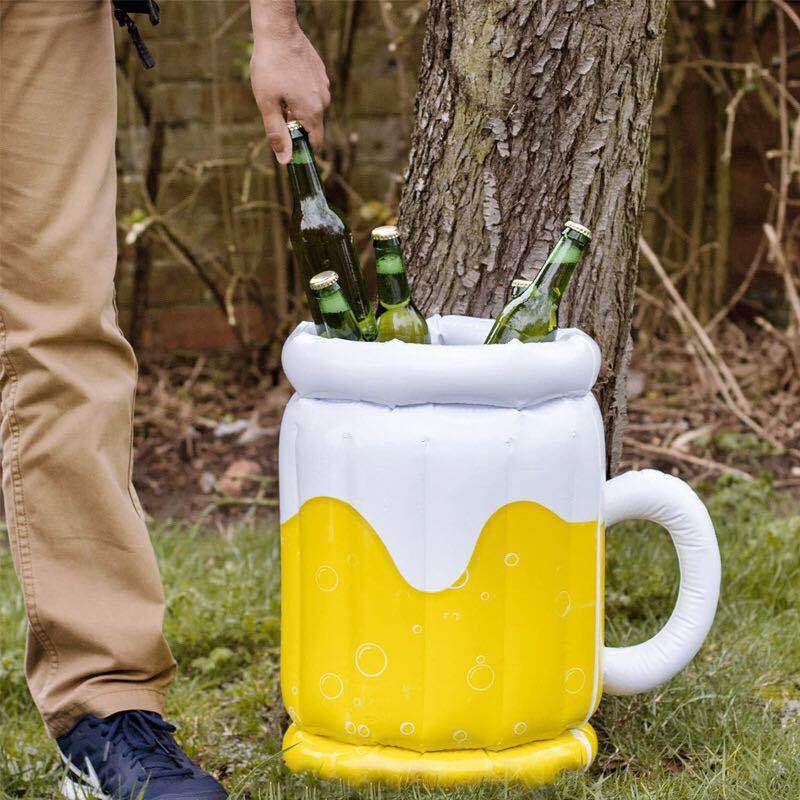 Pvc uppblåsbar ishink Ölglas Uppblåsbar isbar Vattendryck Uppblåsbar isbricka Drinkkopp Ishink