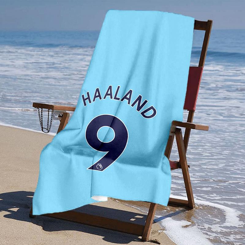 Proof Beach Towel with Haaland Pattern - Soft,absorbent,quick-drying,machine Washable - Perfect for Swimming,camping,bathing