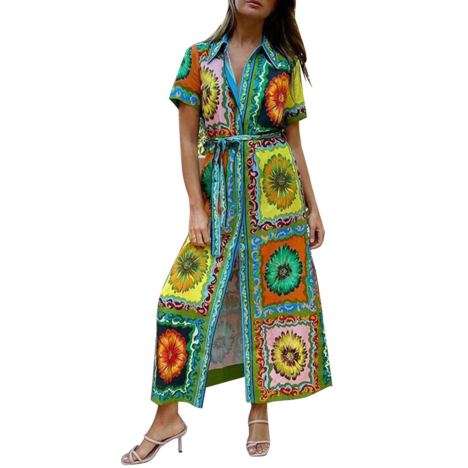 Женская темпераментная длинная юбка со шнуровкой на талии — фото 2