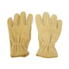 Pair Welding Gloves WearResistant Cow Split Yellow Labor Protection for Drivers Carry(XL )