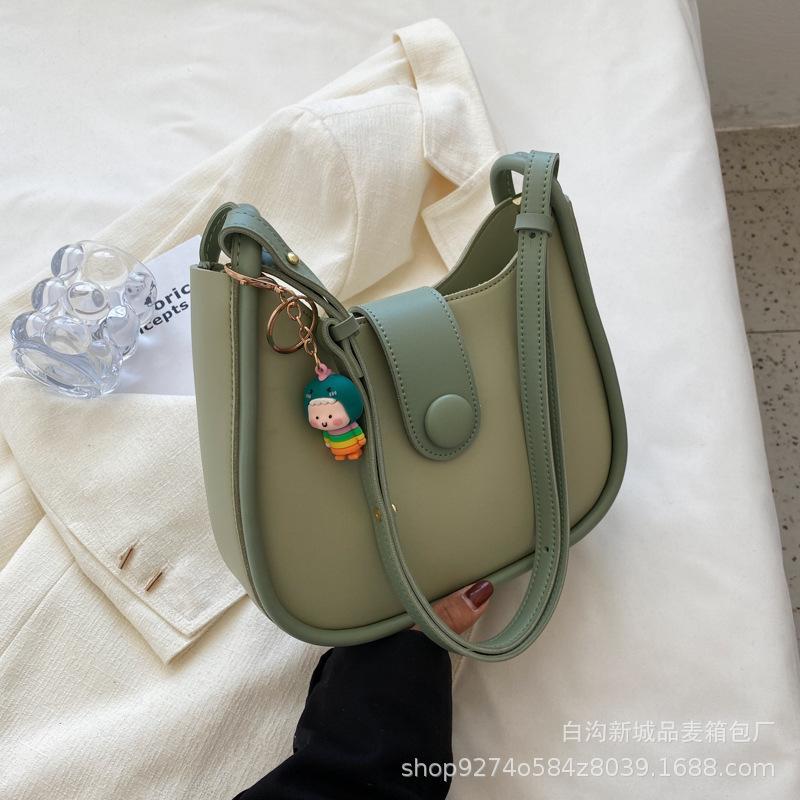 Summer Small Fresh and Fashionable Underarm Bag Women's Bag 2025 New Trendy Foreign Simple One-Shoulder Crossbody Bag