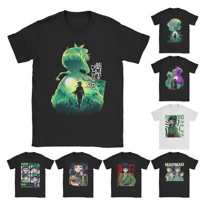 Maomao The Apothecary Diaries T-Shirts Men Manga Anime Vintage 100% Cotton Tee Shirt O Neck Short Sleeve T Shirt Printed Merch