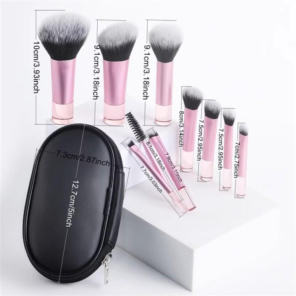 Makeup Tools Mini Makeup Brush Set with Bag Cosmetic Brush Set Eyeshadow Powder Brush Women