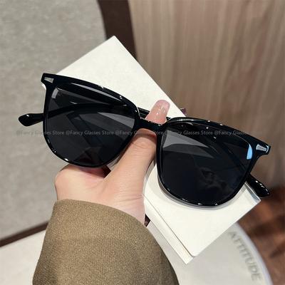 Ladies Trendy Square Sunglasses Classic UV400 Eye Protection Cycling Sun Glasses Men Women Large Frame Outdoor Goggles Eyewear