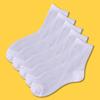 Socks Men's Cotton Midsole Summer Mesh Socks Thin Women's Short Tube Mesh Breathable Sweat Absorbing White Boat Socks