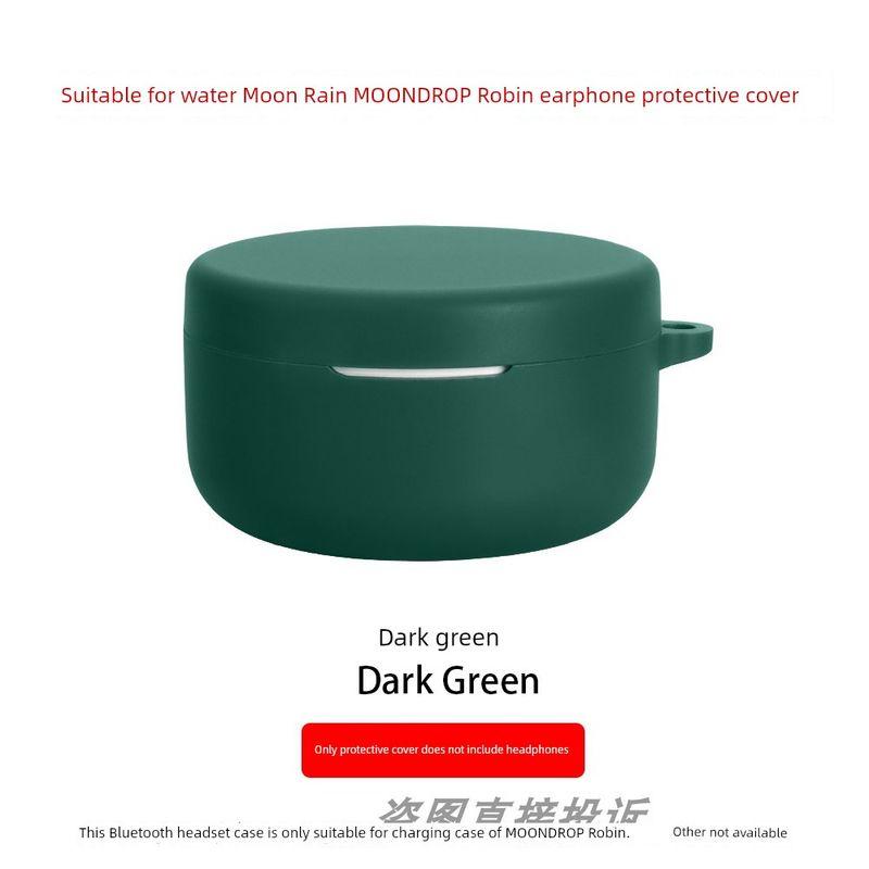 

Чехол Силиконовый чехол Мягкий чехол Зарядный бокс Сумка для хранения Встроенные рукава для наушников Защитный чехол Чехол для наушников Индивидуальность Ударопрочный Water Moon Rain Robin Dark green protective sleeve