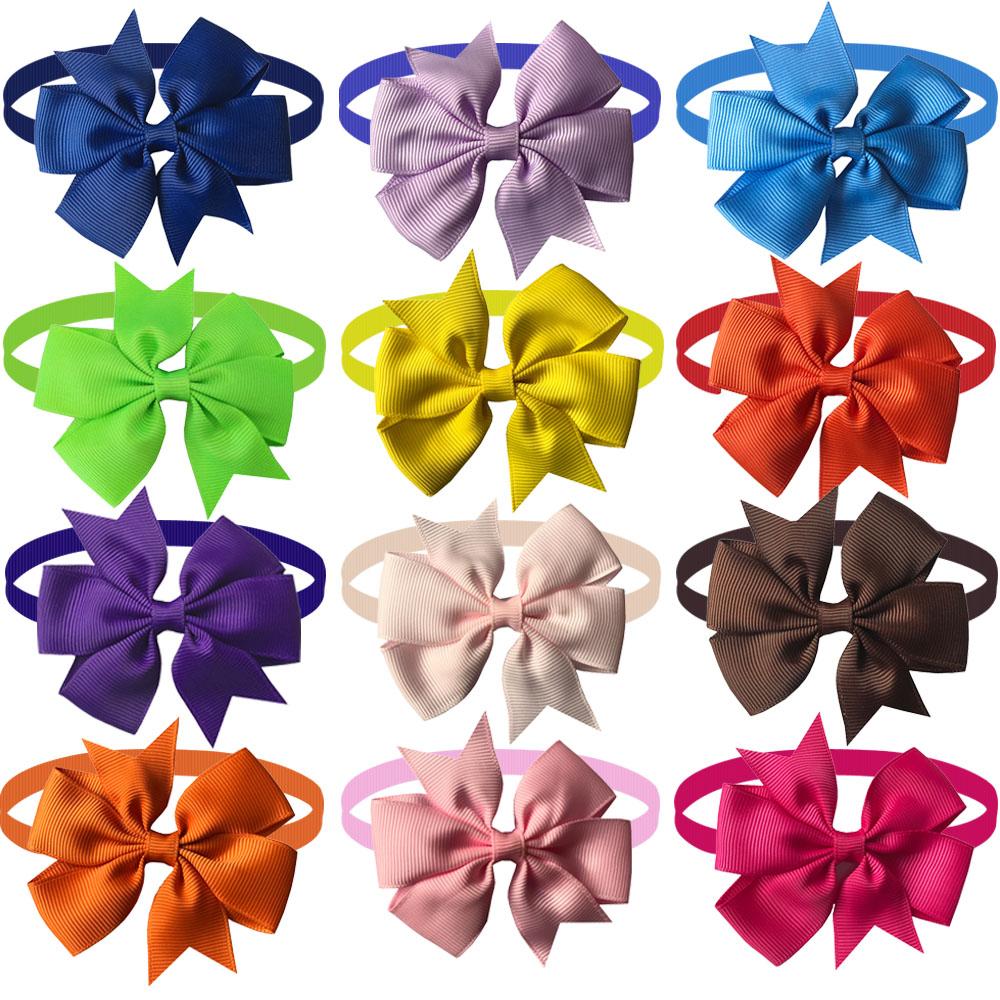 50/100pcs Pet Dog Bow Tie Bright Dogs Pets Accessories Cute Pet Dog Bowties Dog Grooming Products Pet Shop Dog Supplies
