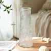 Clear Glass Vase, Ribbed Vase, Fluted Glass Vase, Flower Vase, Modern Vase For Centerpieces, Decorative Vase