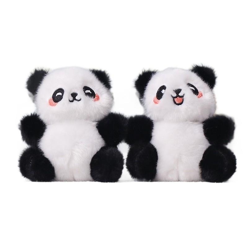Panda Plush Keychain With Smiling Design For Kids And Adults
