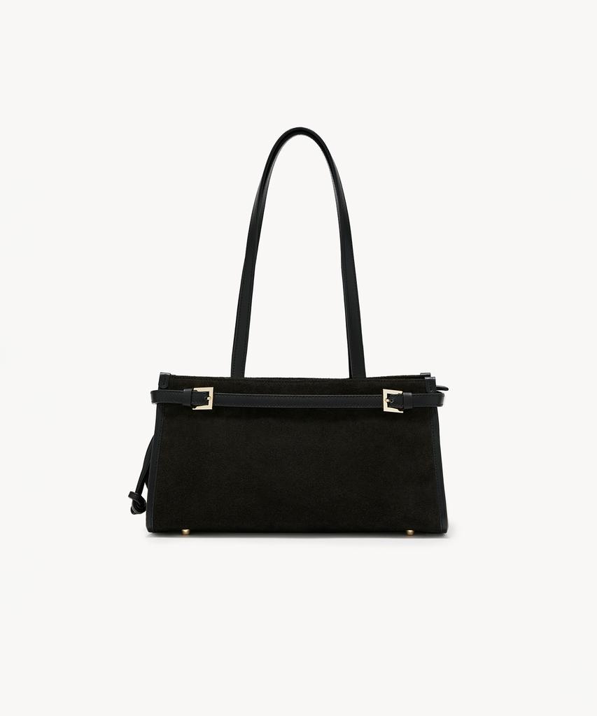 Clave Sunny Suede Dark Brown Tote Bag