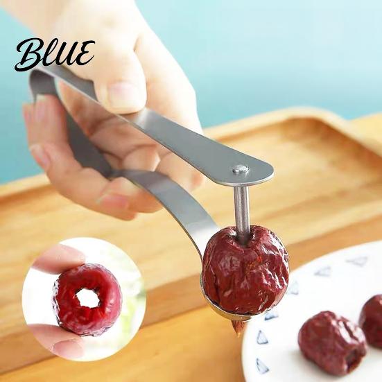 Herbruikbare Kersenkernverwijderaar Roestvrij Staal Gereedschap Fruitpitverwijderaar voor Kersen Olijven Meidoorn Rode Dadels Jujube Meidoorn Pitter Keukengadget