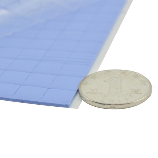 100 Stück 10 x 10 x 1 mm Wärmeleitpad, GPU-Kühlkörper, kühlendes, leitfähiges Silikonkissen