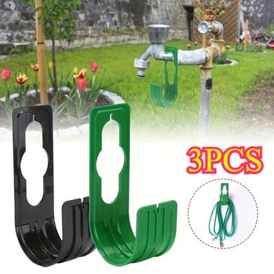 3PCS Garten Wandhalterung Wasserhahn Bewässerung Schlauch Organizer Landwirtschaft Wasser Rohr Reel Rack Schlauch Lagerung Halter Hof Haken