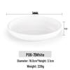 White Melamine Korean Style Round Side Plate