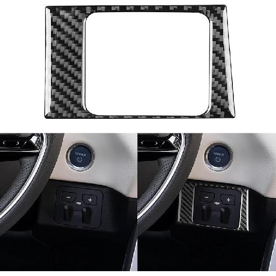 NVCNX Real Premium Carbon Fiber for Toyota Tundra -2026 / Sequoia -2026 2024 2025 Car Center Console Drive Mode Knob Cover Interior Trim Accessories