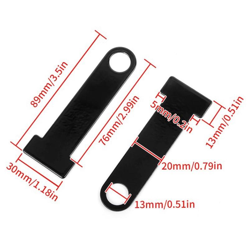 1Pair Motorcycle Helmet Lock Buckle Anti-theft Quick Release Fastener Secure Connector Motorcycle Accessories