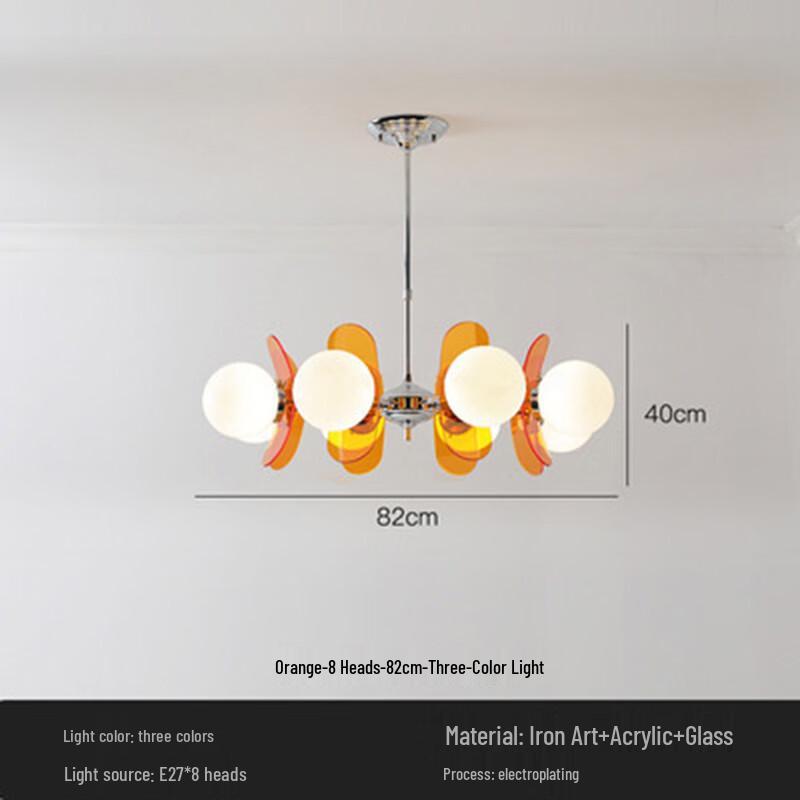 Liangtu Mid-Century Modern Acrylic Pendant Light
