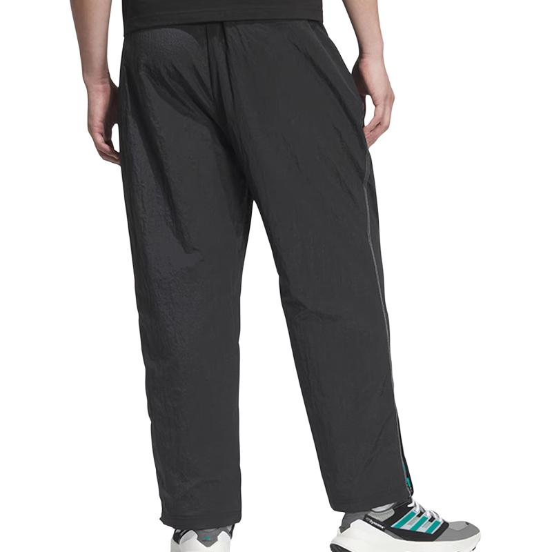 New Adidas SS25 Knitted Sports Pants Men's Black KA7981