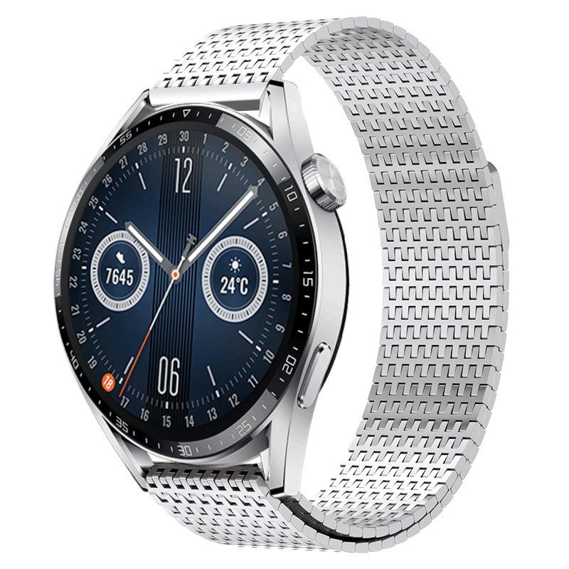22mm Milánský tah Pro Huawei Watch 4 Pro GT3 Pro 46mm GT4 46MM Luxusní magnetický pásek Pro Amazfit GTR 47mm Kovový náramek