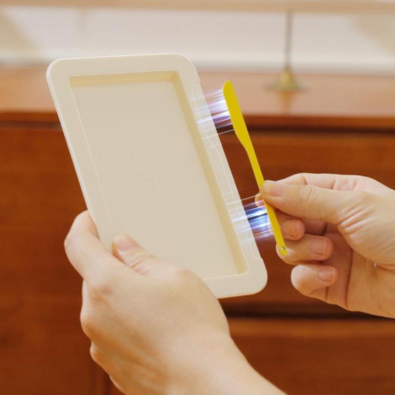 1Pc Butter Portioning Cutting Preservation Box Transparent With Cover Storage Box Food Grade Refrigerator Specific Plastic Box