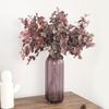 3 Stück Herbst Künstliches Eukalyptusblatt 70cm Kunstpflanzen Zweig für Heimdekoration Hochzeit Gartenparty Dekor