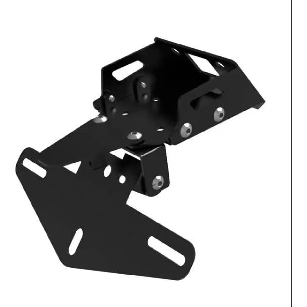 Off-Road Motorcycle Folding Rear License Plate Holder Fender Eliminator Kit Competible With Motorbike 675NK 675 NK 675 SS CF Moto 675SR 675 SR SR-R