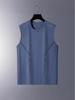Men's Quick-Dry Ice Silk Tank Top - Loose, Thin, Sleeveless Racerback T-Shirt for Summer.