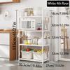 Multi Story Storage Shelves In The Kitchen, Designed With 4/5 Floors, Used For Kitchen, Dormitory, And Bathroom Storage Cabinets