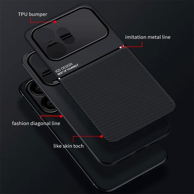 Rugged Non-Slip Case for Honor 600 Pro 600 Lite Protective Cover Magnetic Suction Holder Coque Fundas Capa
