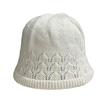 Korean Style Ins Wool Pullover Knitted Hat for Women Niche Hollow Hat Baotou Hat Casual Versatile Warm and Cold Hat Trendy