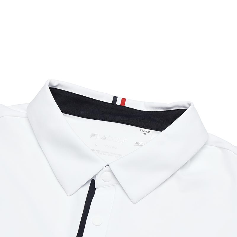 New FILA Polo Shirt Men's Jade White A61M425106FWT