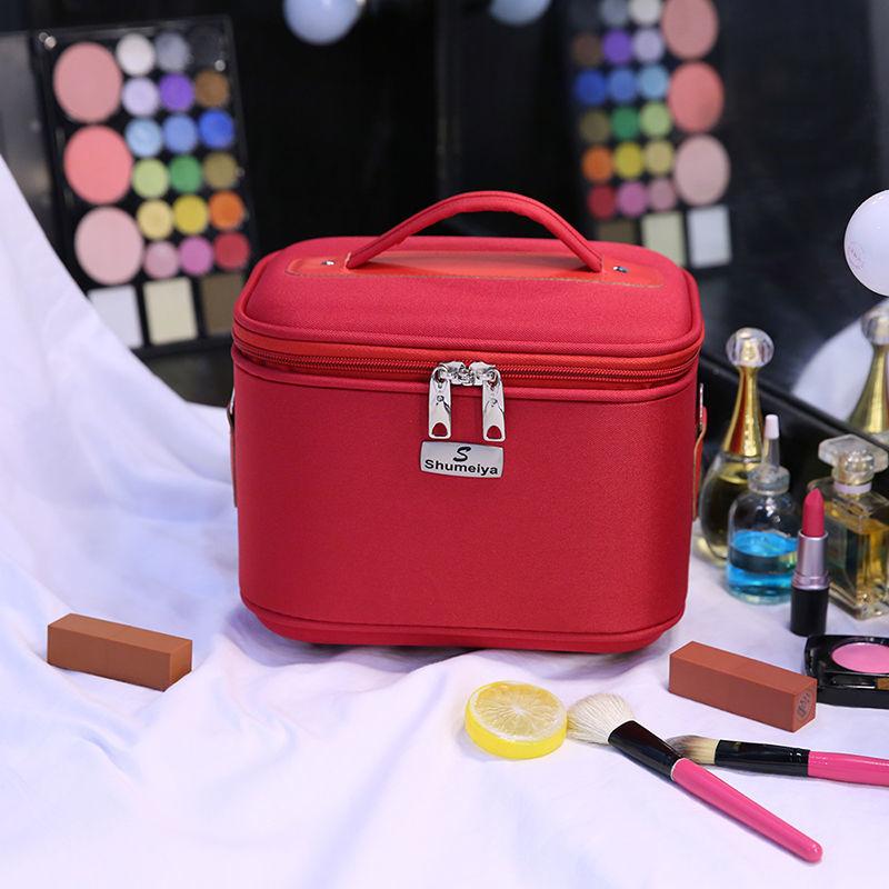 

Professional Cosmetic Bag Female Large Capacity Portable Travel Handheld Cosmetic Storage Bag Waterproof Cosmetic Case