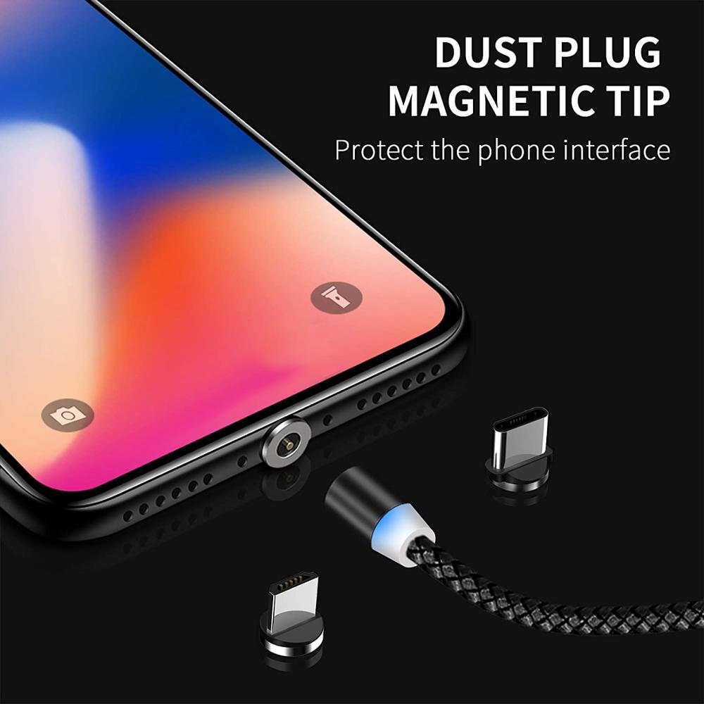 Magnetic Cable Type C Micro USB Fast Charging Cable for Xiaomi Huawei Samsung Magnet Android Mobile Phone Quick Charge Wire