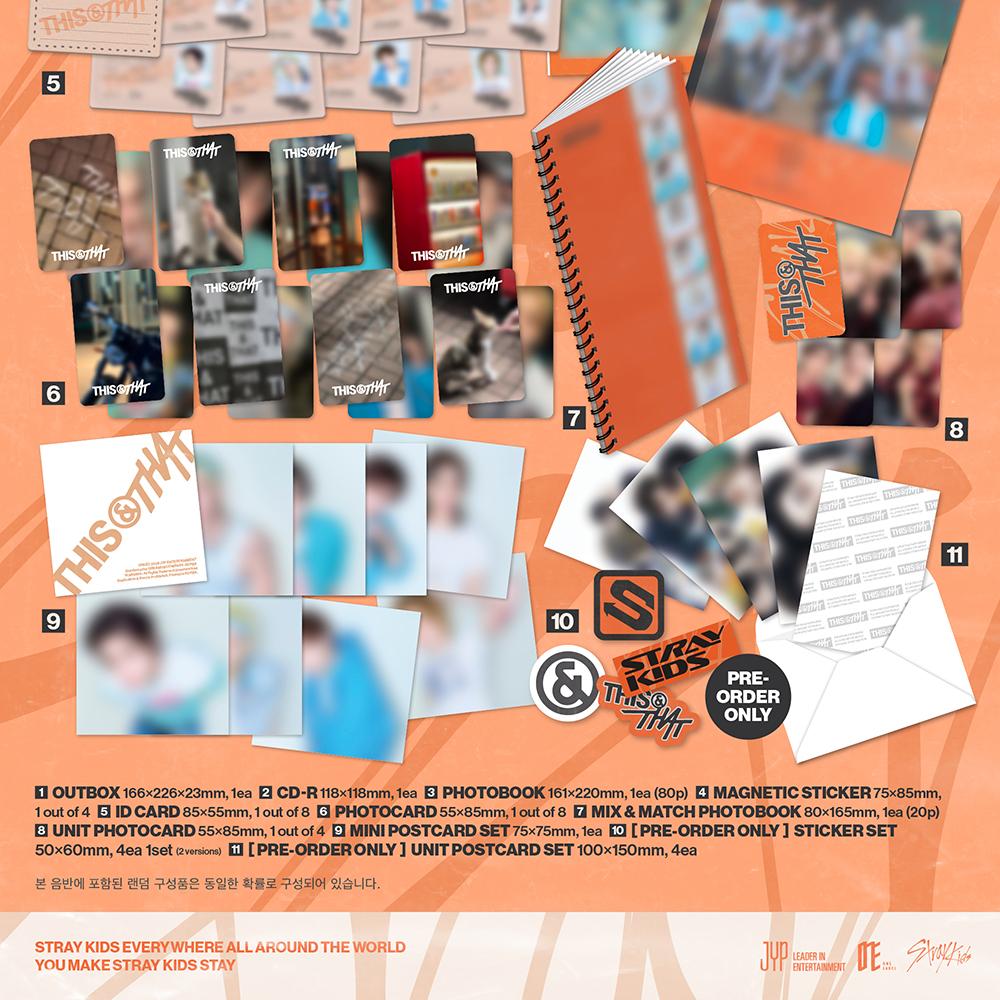 [POB] Stray Kids [THIS & THAT] Mini Album (THIS / THAT Ver.)