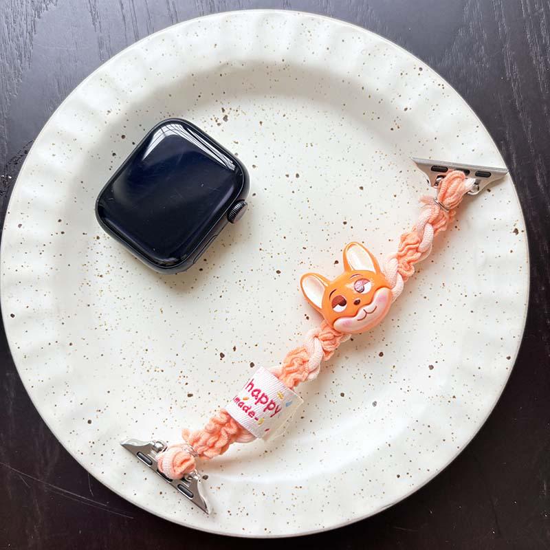 Smartwatch Band for Apple S10/S11 & Xiaomi S10 Ceramic - Zootopia Cute Animal Edition 49mm Ultra