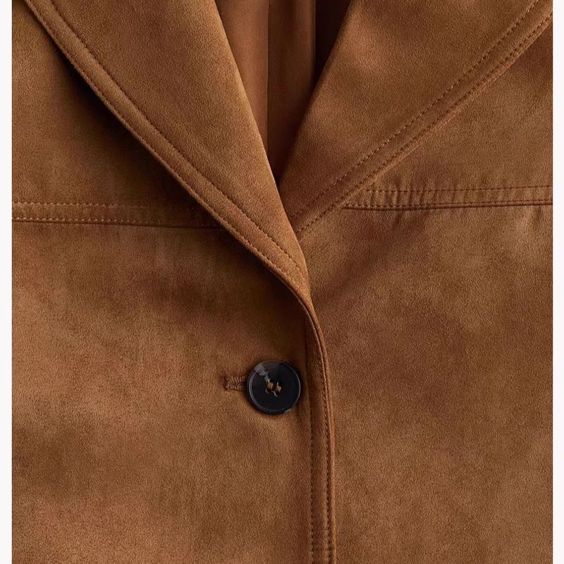 Spring New Arrival Retro Minority Fashion Boyfriend Style Design Single Breasted Casual Suit Jacket 1240775