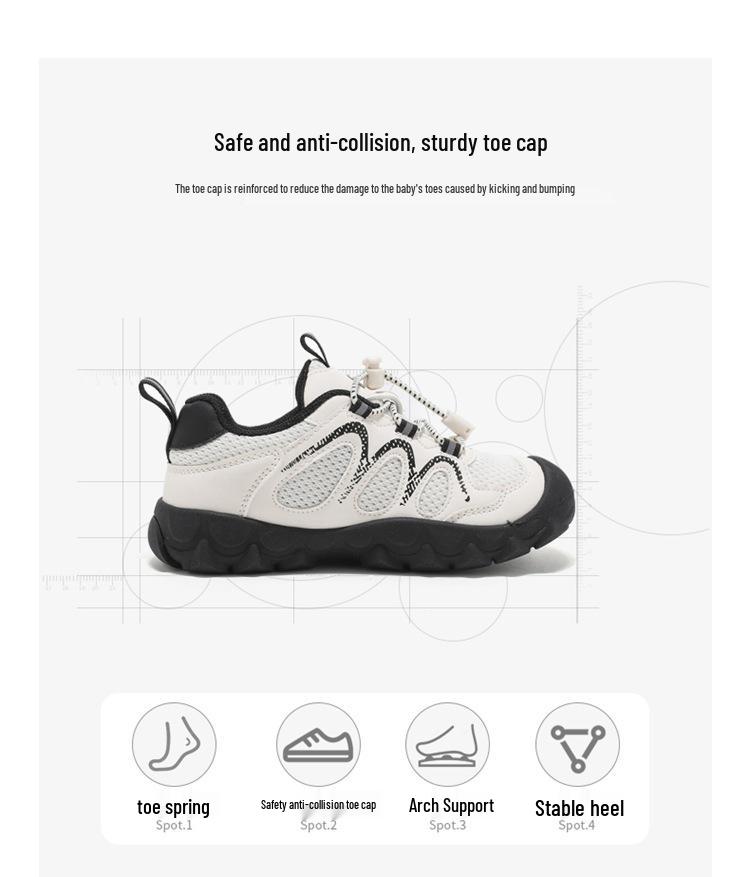 ABCkids Children's Trendy Breathable Non-slip Outdoor Hiking Sports Shoes - Unisex Spring Collection
