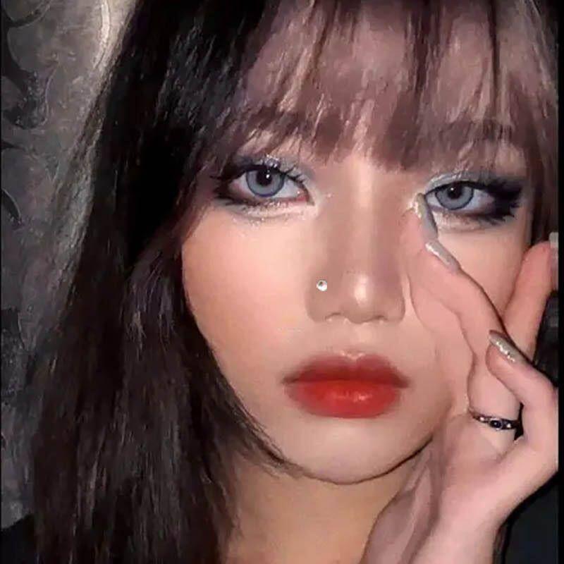 Nose Stud Super Flash Zircon Mini Small Diamond Girl Sexy Nightclub Stylish Fashion Puncture Trendy Cool Man Nose Studs Pin