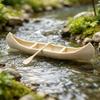 Miniature Sailing Boat 1 Set Canoe Ornament Perfect for Elegant Dollhouse Decor Display