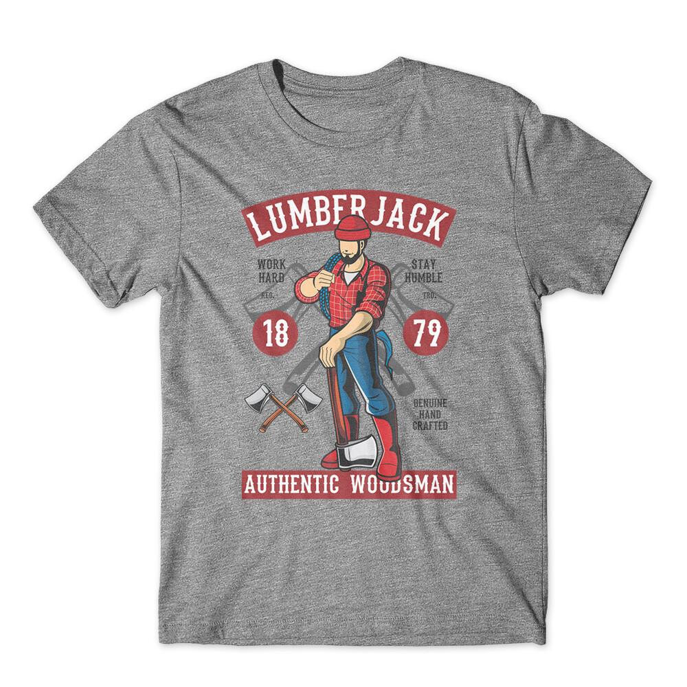 Lumberjack T-Shirt 100% Cotton Premium Tee NEW
