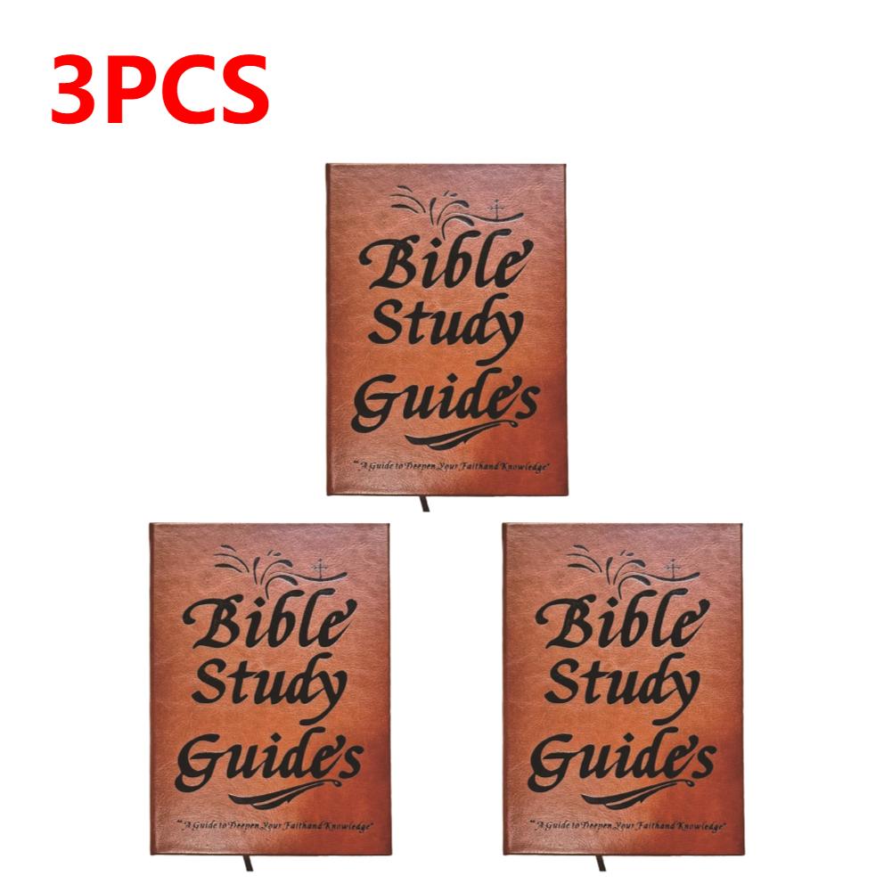 1/2/3PCS Bible Study Guide Bible Book Summary Guide with Scripture Note Prayer Reflections 66 Pages Bible Learning Plan Book
