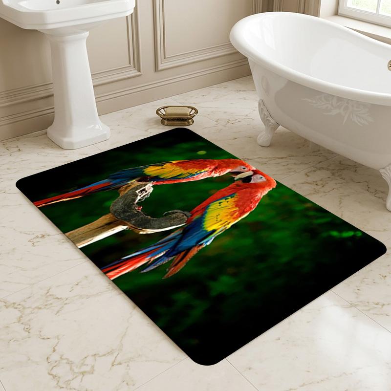 Macaw Love Living Room Nonslip Area Rug Soft Carpet For Bedroom Game Playroom Sofa Office Home Decor Doormat Christmas Gift C9302184