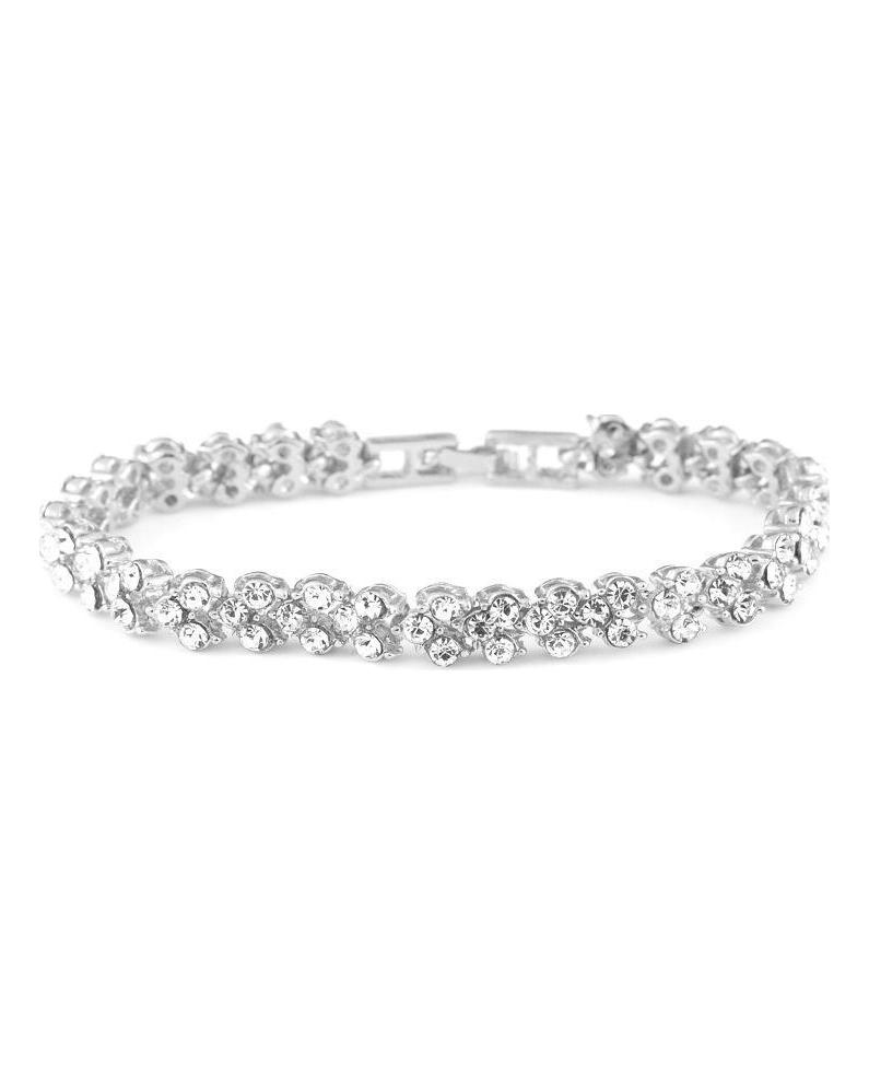 Exquisites Luxus-Armband mit römischem Kristall: Schlichtes, diamantbesetztes Design für den europäischen und amerikanischen Markt, angesagter Außenhandelsstil.