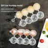 1 Stück 4-Loch PP Transparent Küche Eisbox Eiscreme Maker Werkzeug Würfelmacher Runde Eishockeyball Eisform Eis am Stiel Artikel