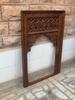 Hand Carved Mango Wood Window Frame: Antique Floral Wall Decor