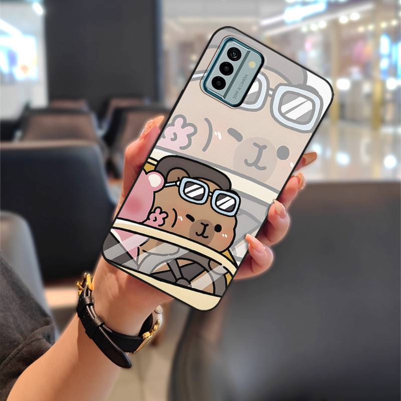 Full Wrap Cute Phone Case For Nokia G22 Soft Case Back Cover Cartoon Protective Phone Pouch Fashion Design Silicone TPU