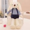 Süße Langohr-Kaninchen-Stoffpuppe Weiches Kissen für Sofa Bett Dekoration Party Geschenk